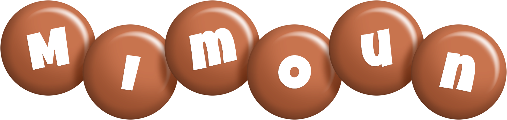 Mimoun candy-brown logo