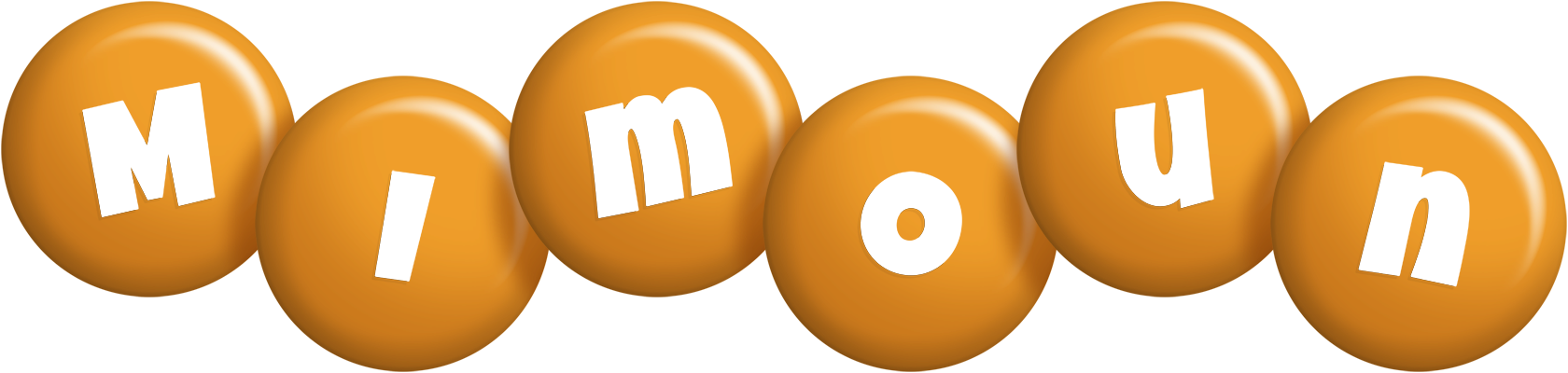 Mimoun candy-orange logo