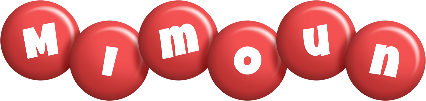 Mimoun candy-red logo