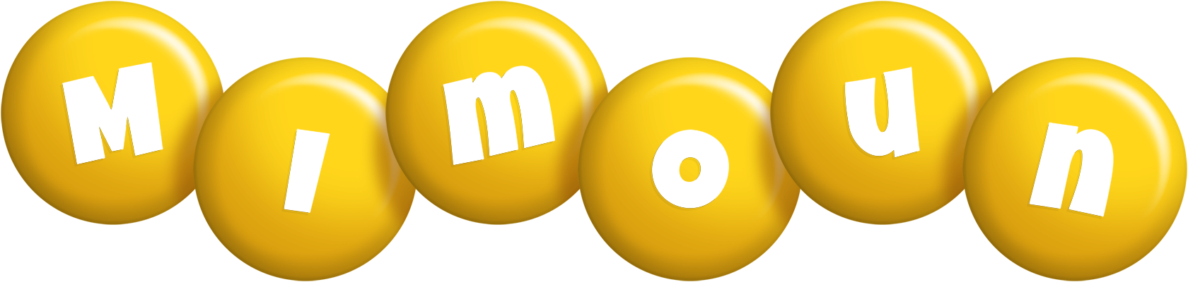 Mimoun candy-yellow logo