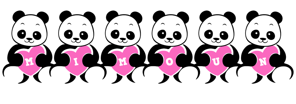 Mimoun love-panda logo