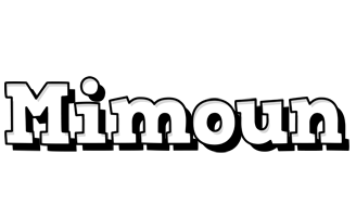 Mimoun snowing logo