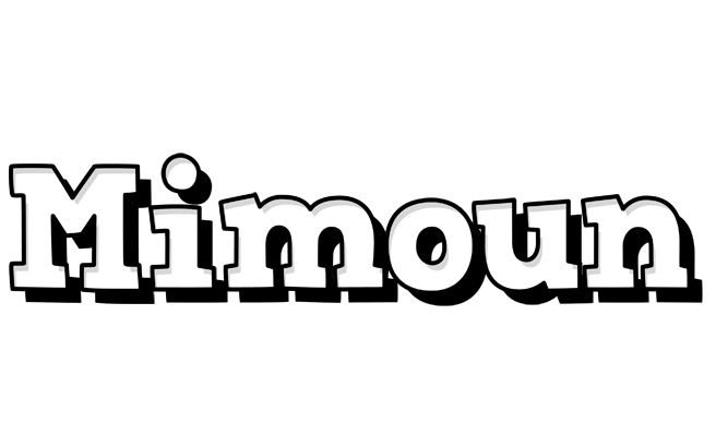 Mimoun snowing logo