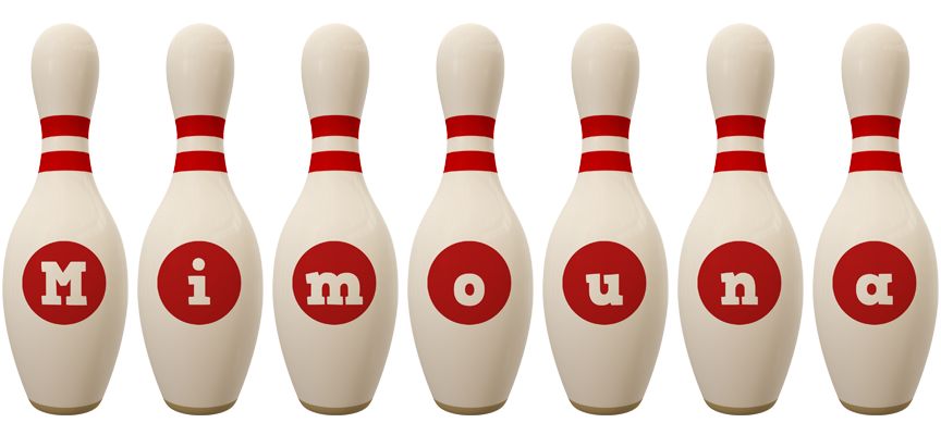 Mimouna bowling-pin logo