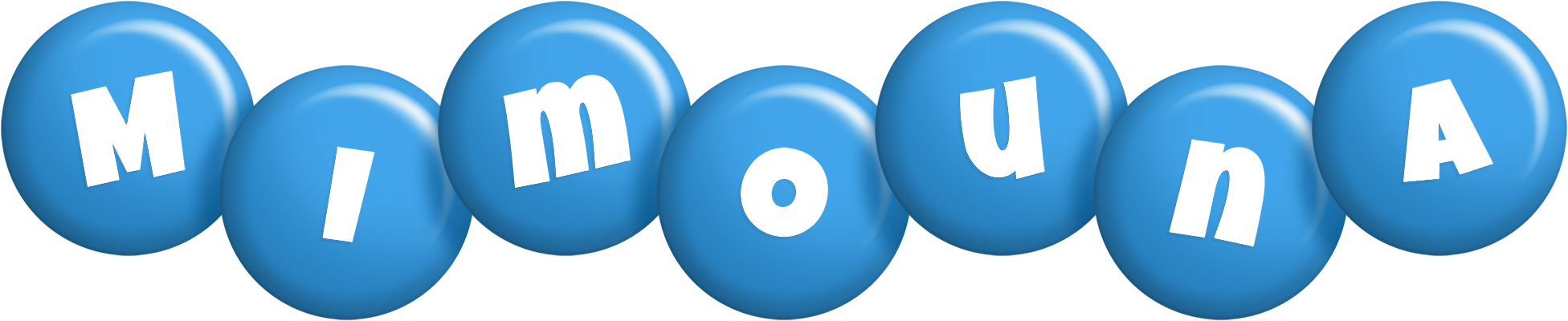 Mimouna candy-blue logo