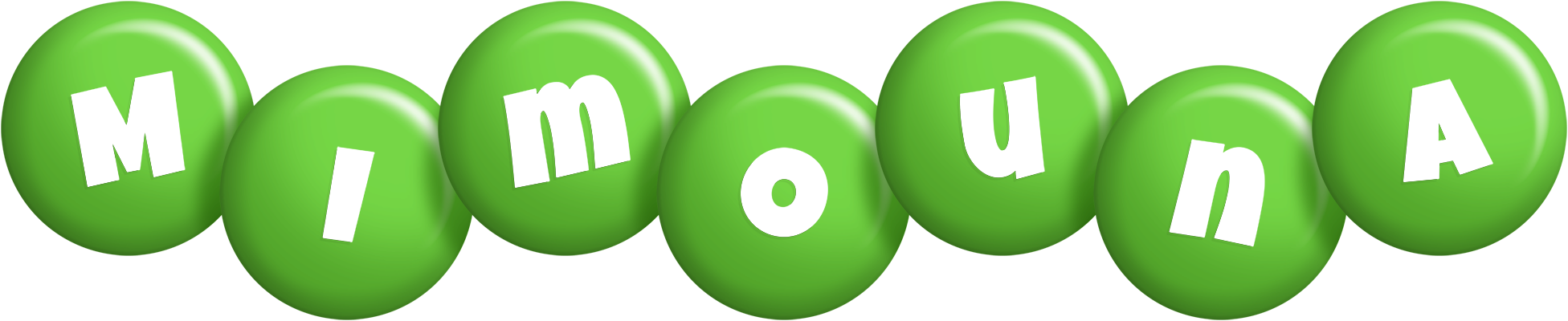 Mimouna candy-green logo