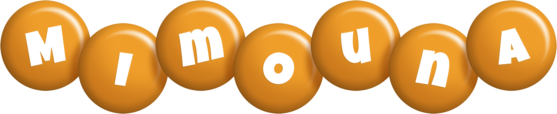 Mimouna candy-orange logo