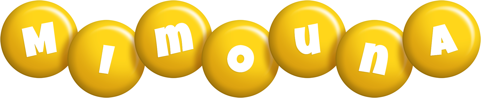 Mimouna candy-yellow logo