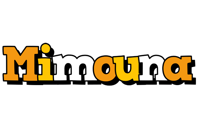 Mimouna cartoon logo