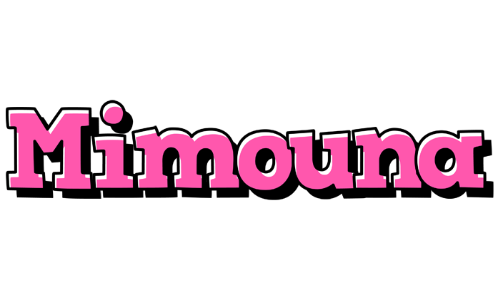 Mimouna girlish logo