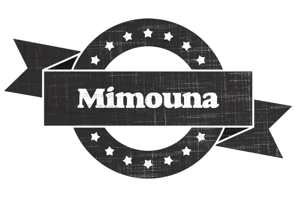 Mimouna grunge logo
