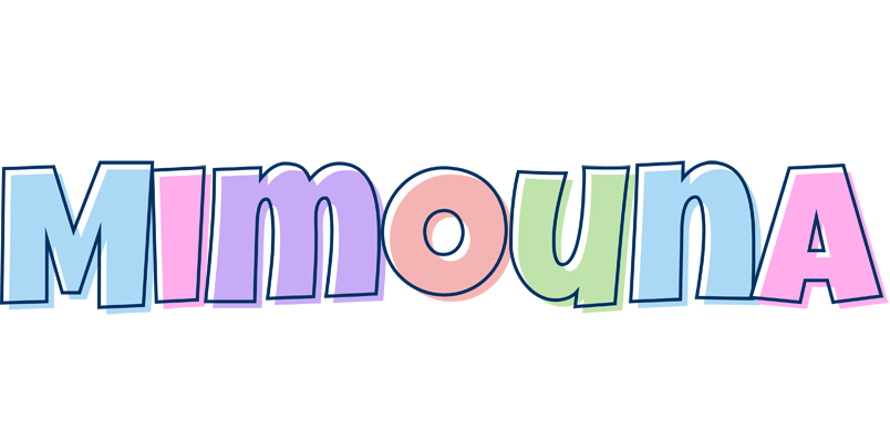 Mimouna pastel logo