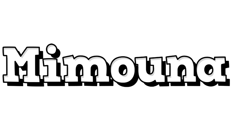 Mimouna snowing logo