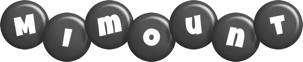 Mimount candy-black logo
