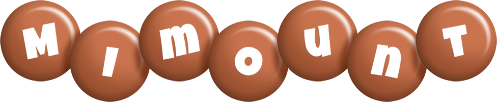 Mimount candy-brown logo