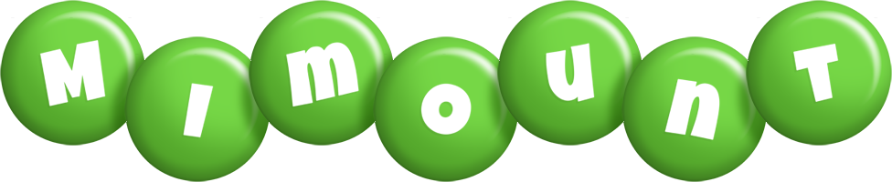 Mimount candy-green logo