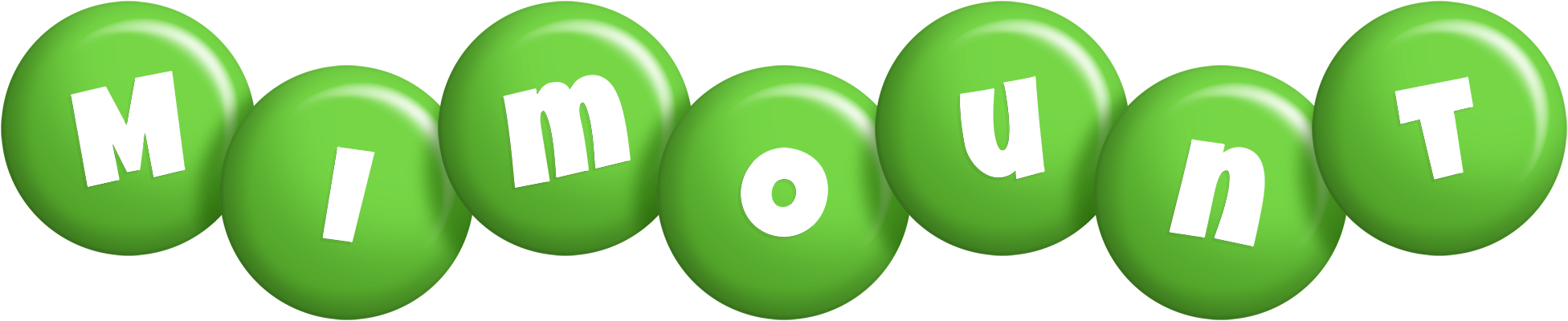 Mimount candy-green logo