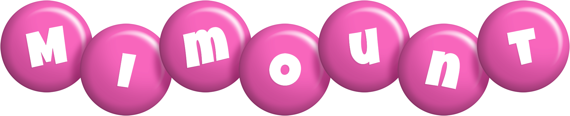 Mimount candy-pink logo