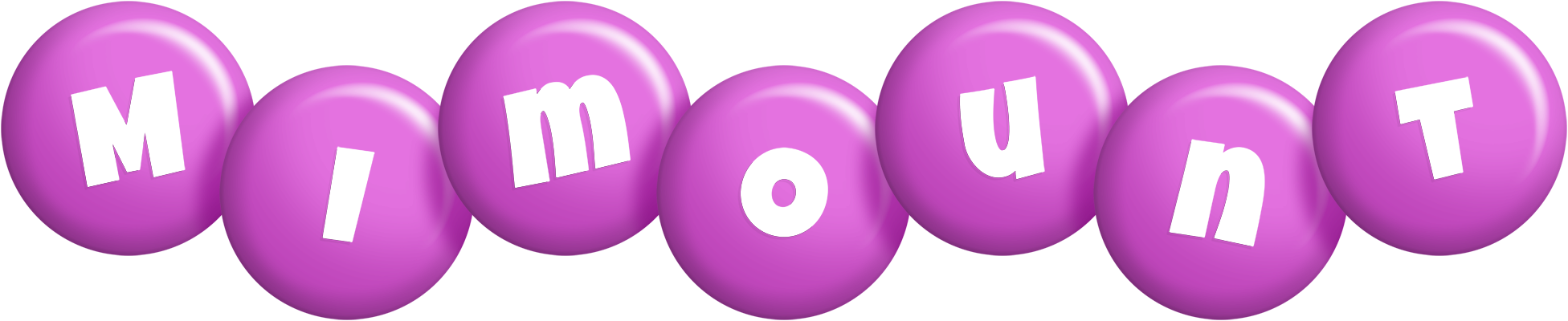 Mimount candy-purple logo