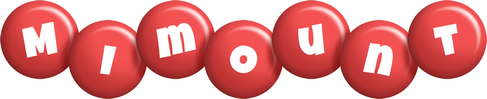 Mimount candy-red logo