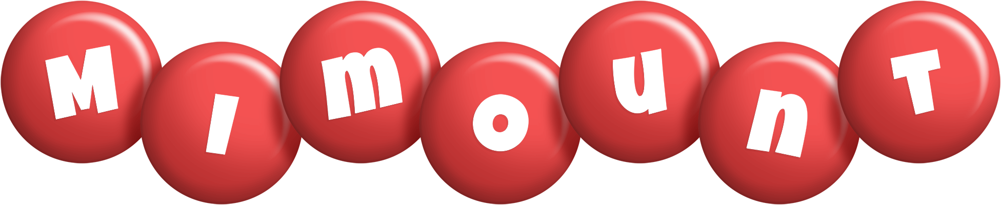 Mimount candy-red logo
