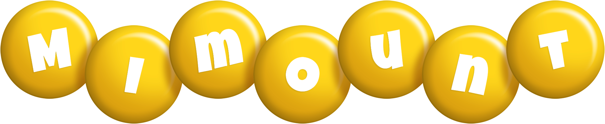 Mimount candy-yellow logo