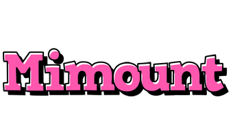 Mimount girlish logo