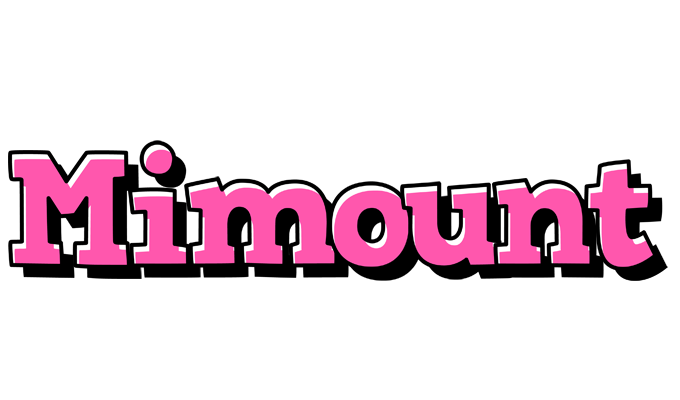 Mimount girlish logo