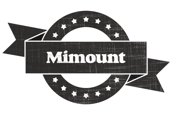 Mimount grunge logo