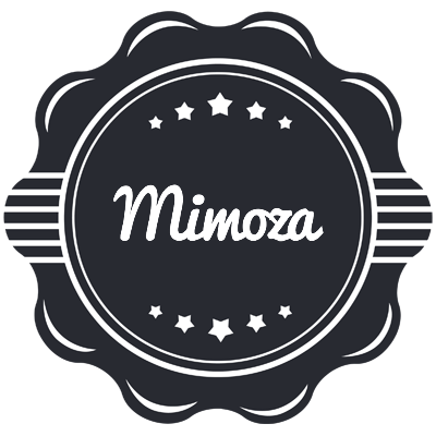 Mimoza badge logo