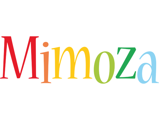 Mimoza birthday logo