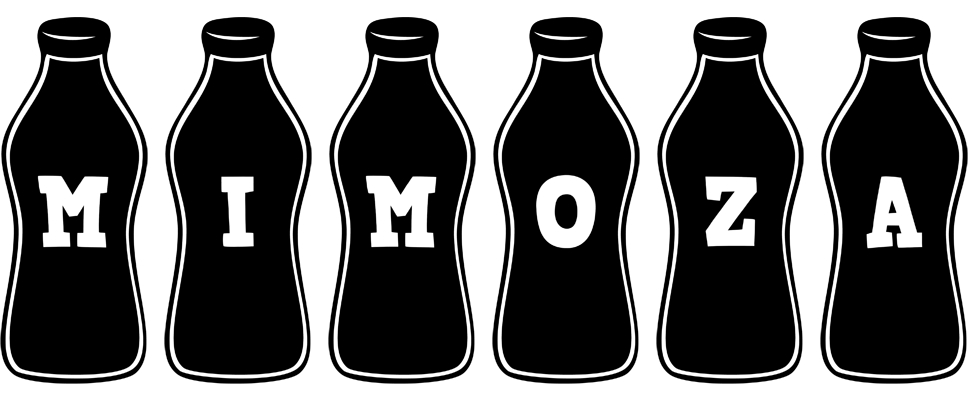Mimoza bottle logo