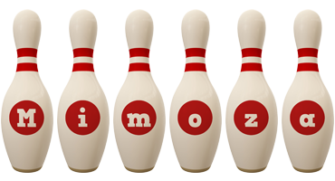 Mimoza bowling-pin logo