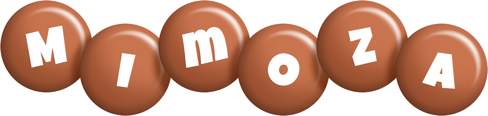 Mimoza candy-brown logo