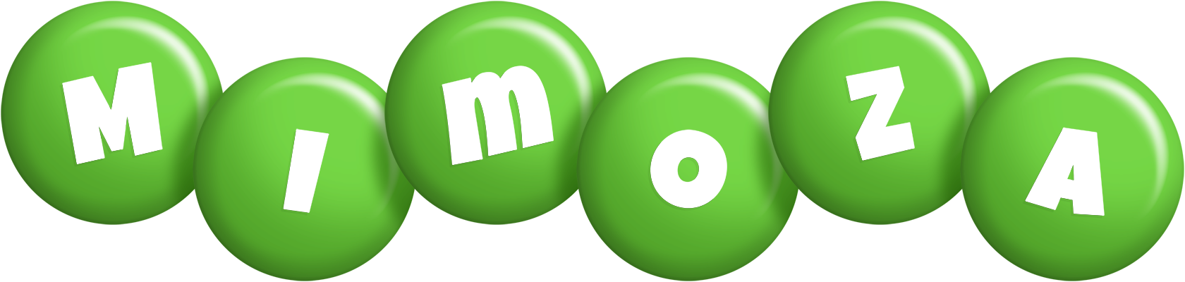 Mimoza candy-green logo