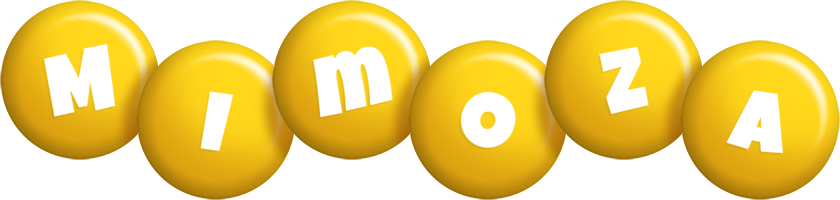 Mimoza candy-yellow logo