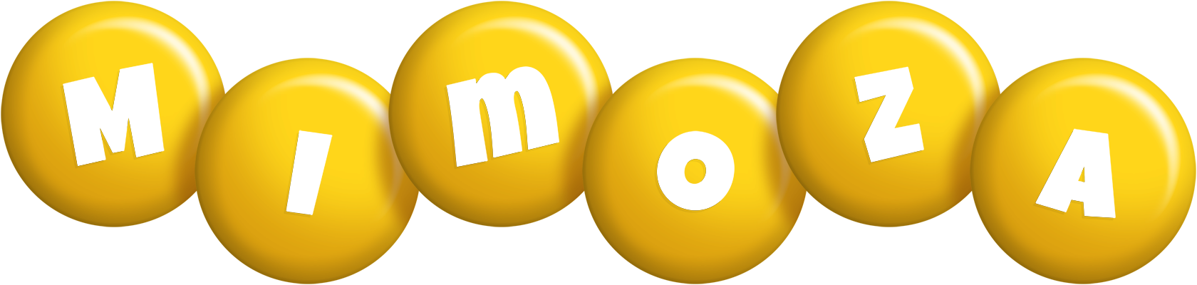 Mimoza candy-yellow logo