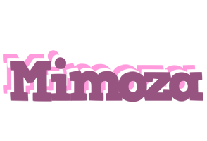 Mimoza relaxing logo