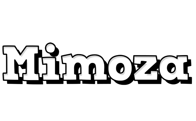 Mimoza snowing logo