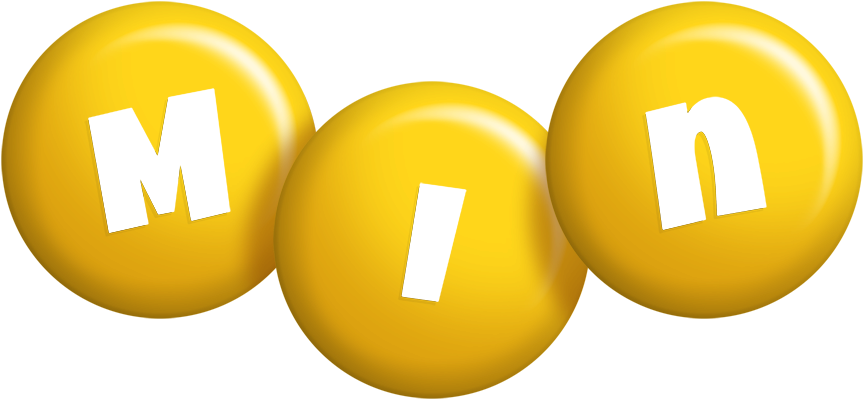 Min candy-yellow logo
