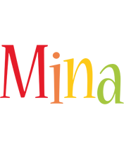 Mina birthday logo