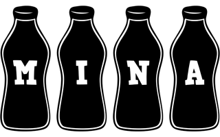 Mina bottle logo