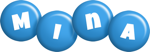 Mina candy-blue logo