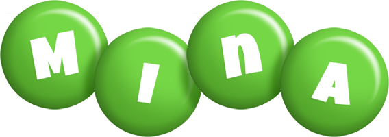 Mina candy-green logo