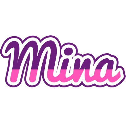 Mina cheerful logo