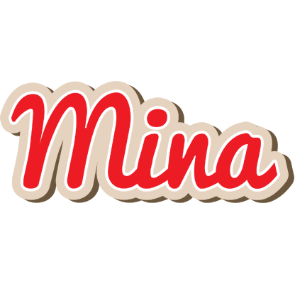 Mina chocolate logo