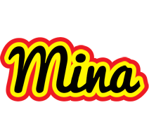 Mina flaming logo