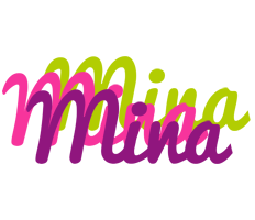 Mina flowers logo