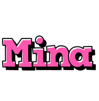 Mina girlish logo