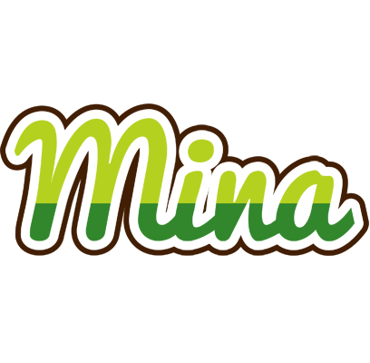 Mina golfing logo